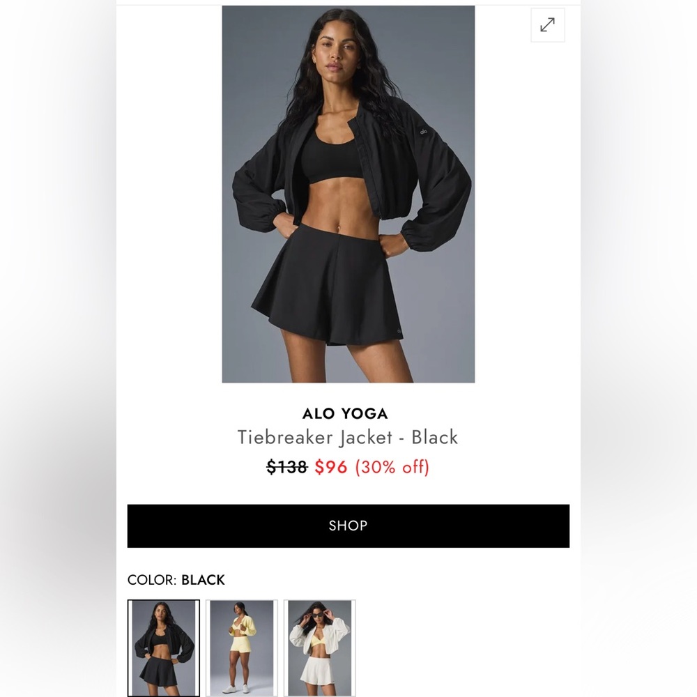 Alo Tiebreaker Jacket